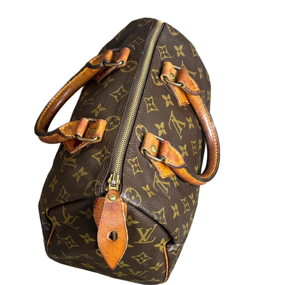 Louis Vuitton Speedy 25 Monogram Vintage Boston Bag French Company - Picture 7 of 16